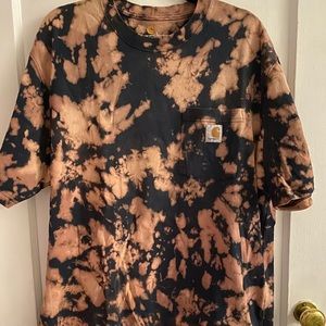 CUSTOM TIE DYE CARHARTT POCKET TEE